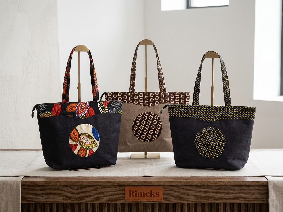 Premium Ankara Moon Bag