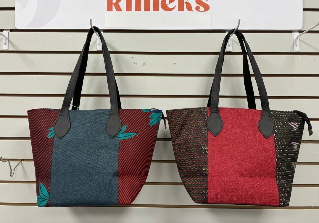 Premium Ankara Tri-Segment Bag