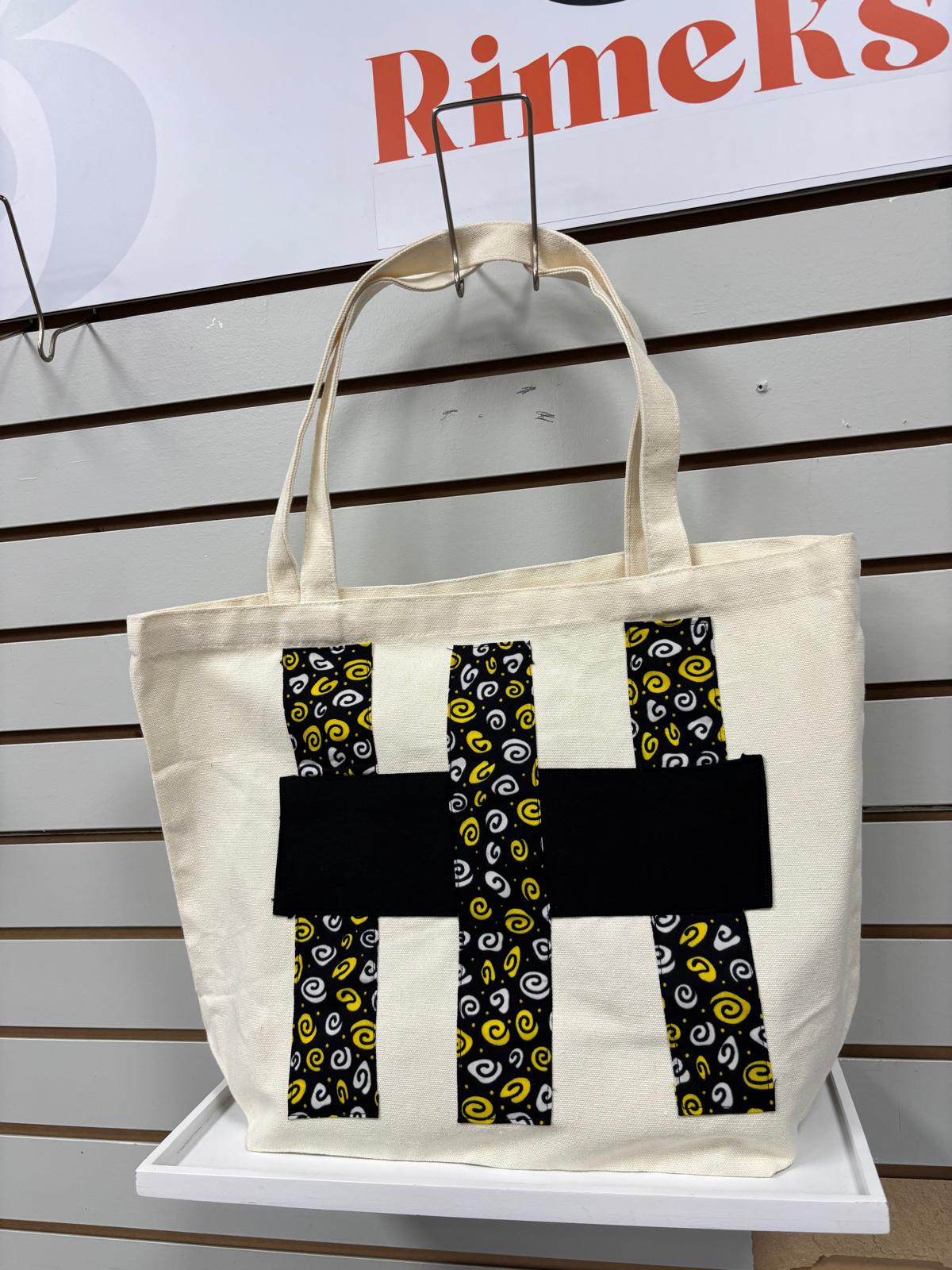 Premium Canvas Handcrafted Ankara Tote