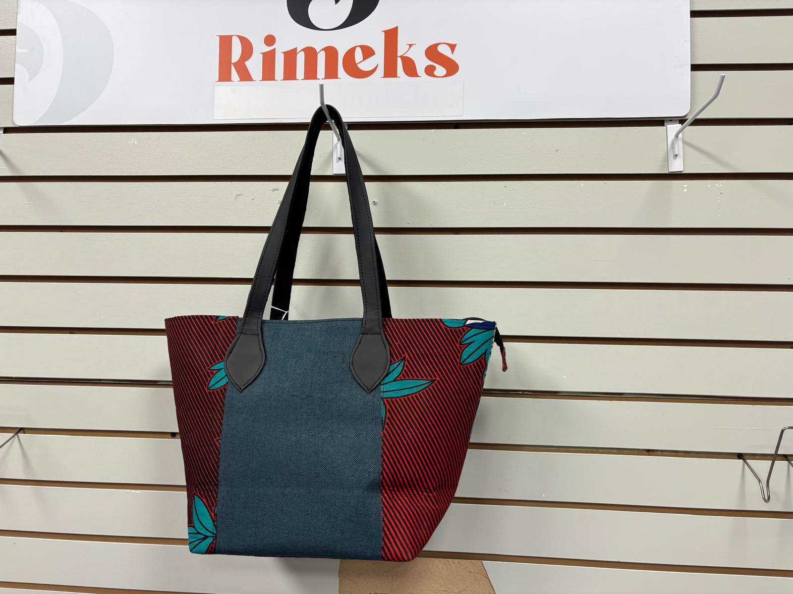 Premium Ankara Tri-Segment Bag - Image 3