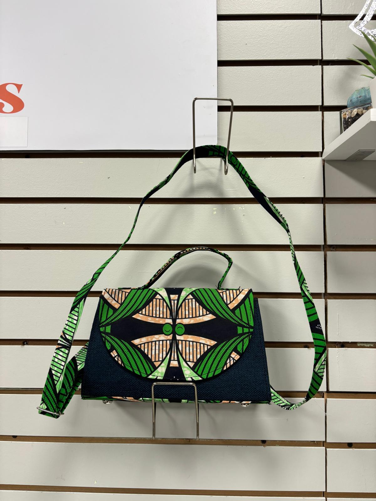 Premium Ankara Mini Crossbody Handbag
